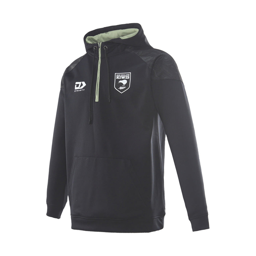 NZ Kiwis RL 2026 Adults RLWC 1/4 Zip Performance Hoodie