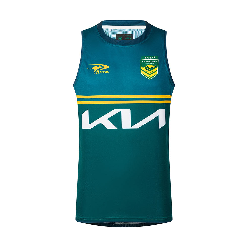 Kangaroos 2026 Men's RLWC Pro Training Singlet ***PRE-ORDER***