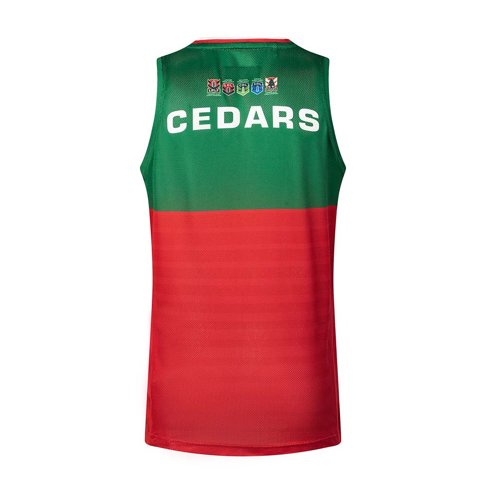 Lebanon 2026 Men's Red/Green RLWC Pro Training Singlet ***PRE-ORDER***