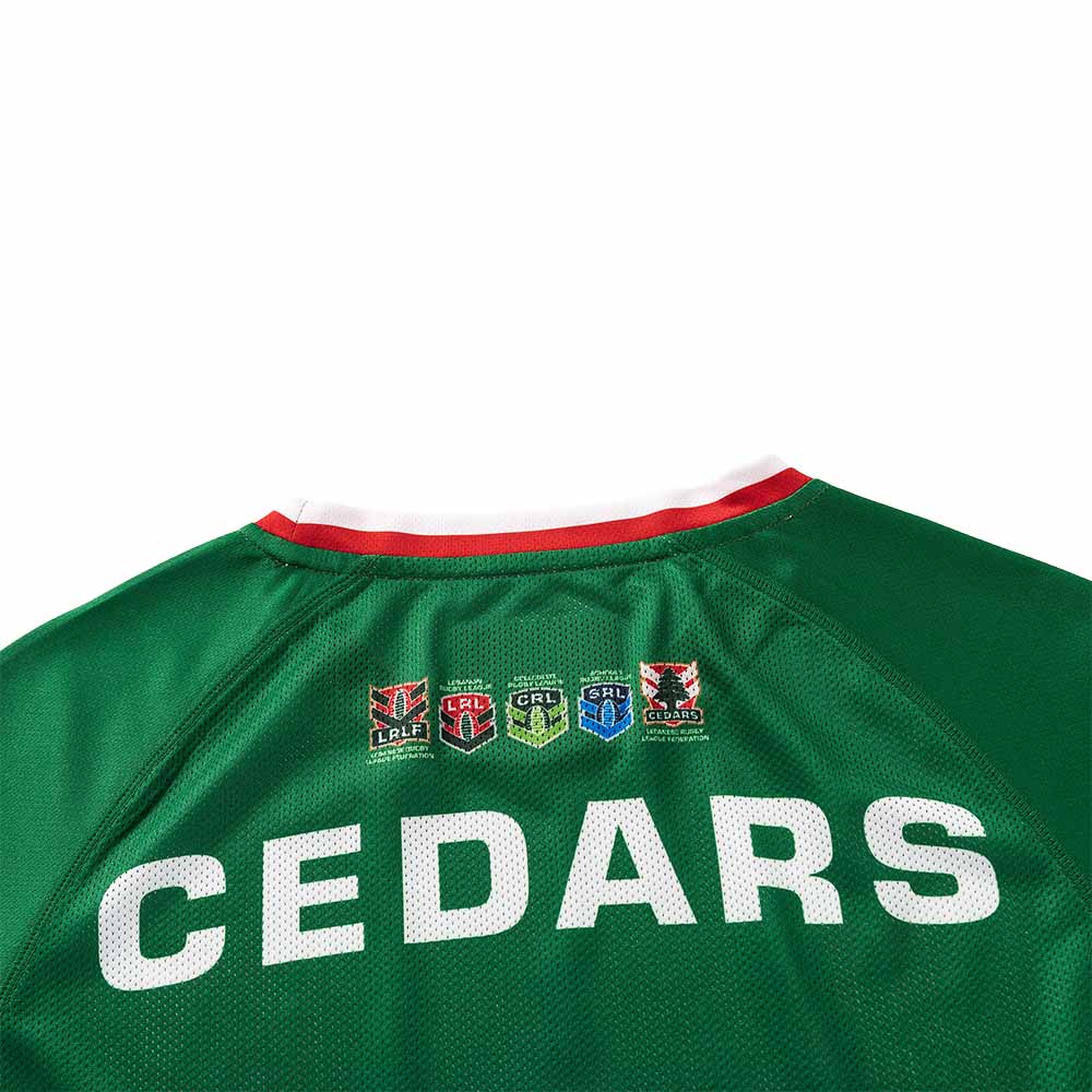 Lebanon Cedars 2026 Men's RLWC Green/Red Pro Training Tee ***PRE-ORDER***