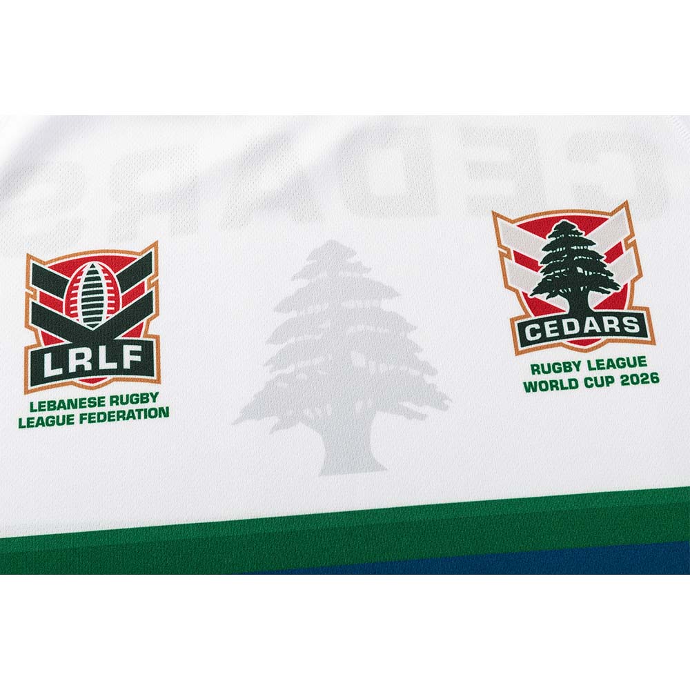 Lebanon 2026 Men's White/Green RLWC Pro Training Tee ***PRE-ORDER***