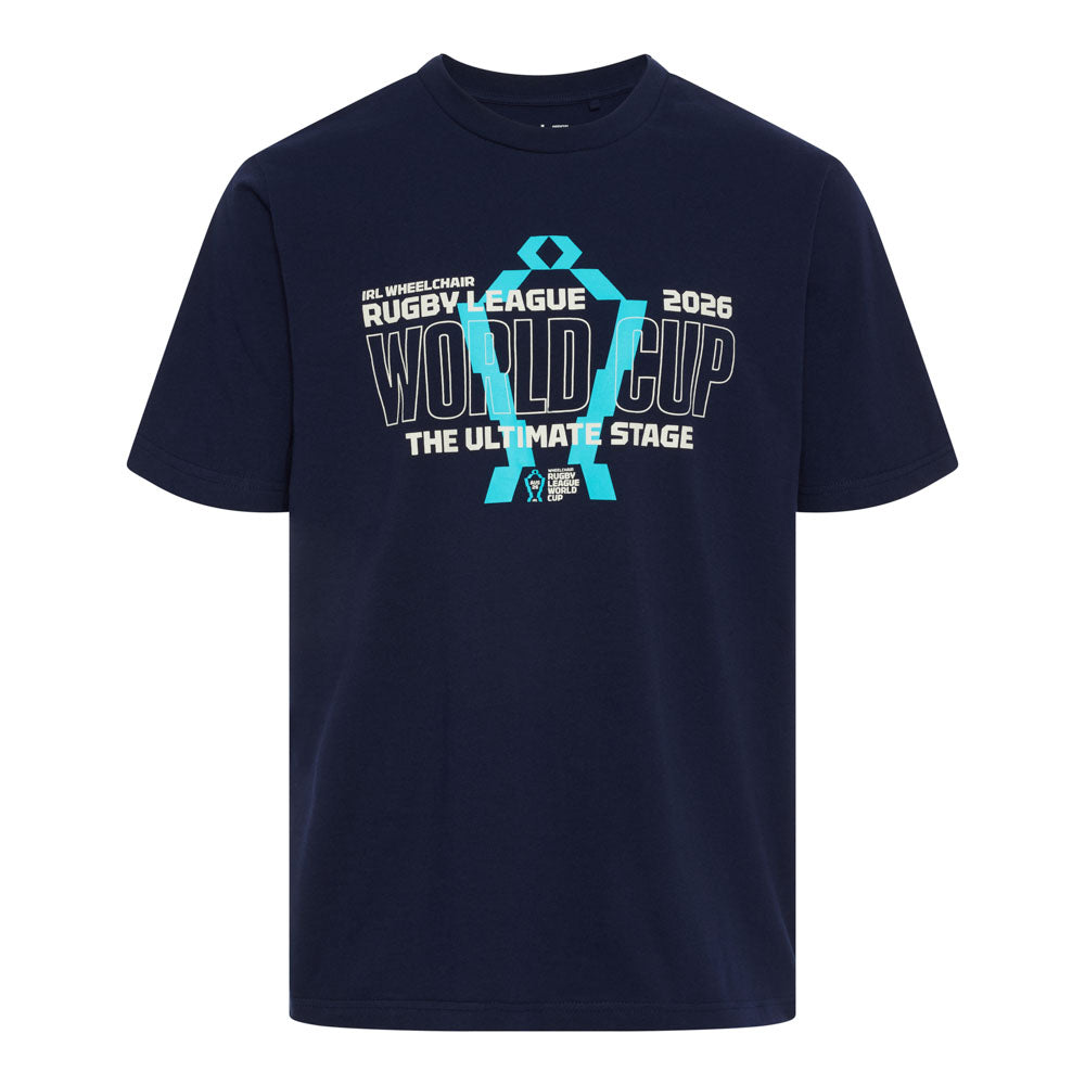 RLWC 2026 Adults Navy Wheelchair Fixture Tee