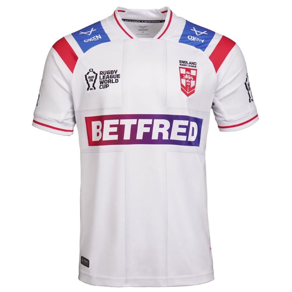 England 2026 Men's RLWC Home Jersey ***PRE-ORDER***