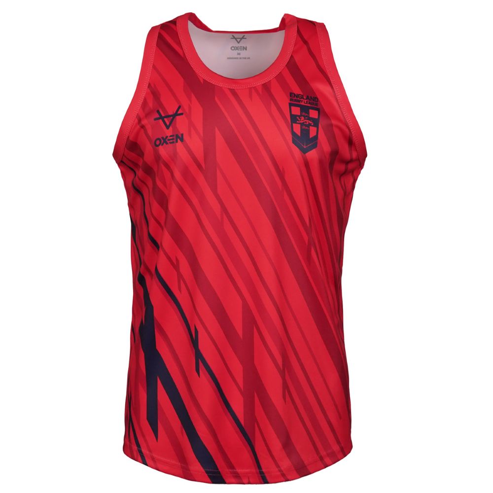 England 2026 Men's RLWC Red Warm Up Singlet