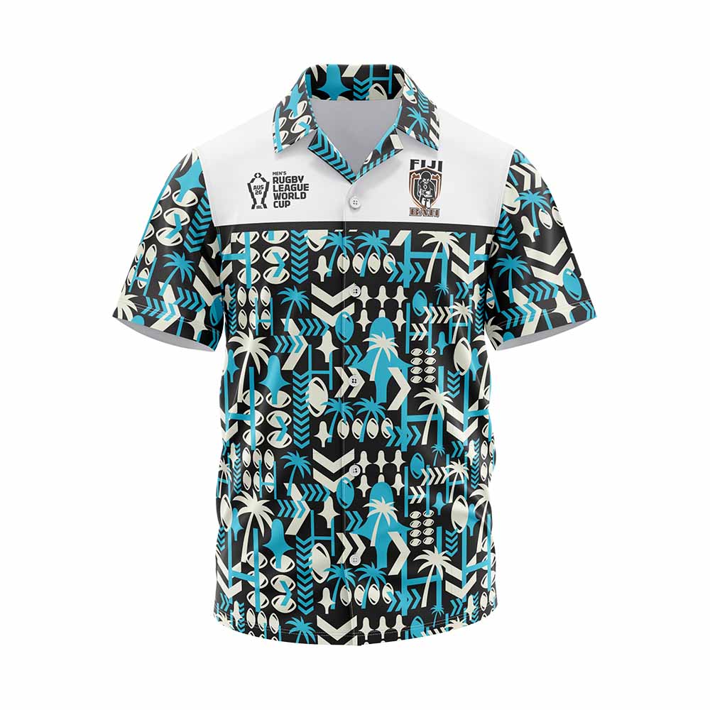 Fiji RLWC 2026 Adults Hawaiian Shirt