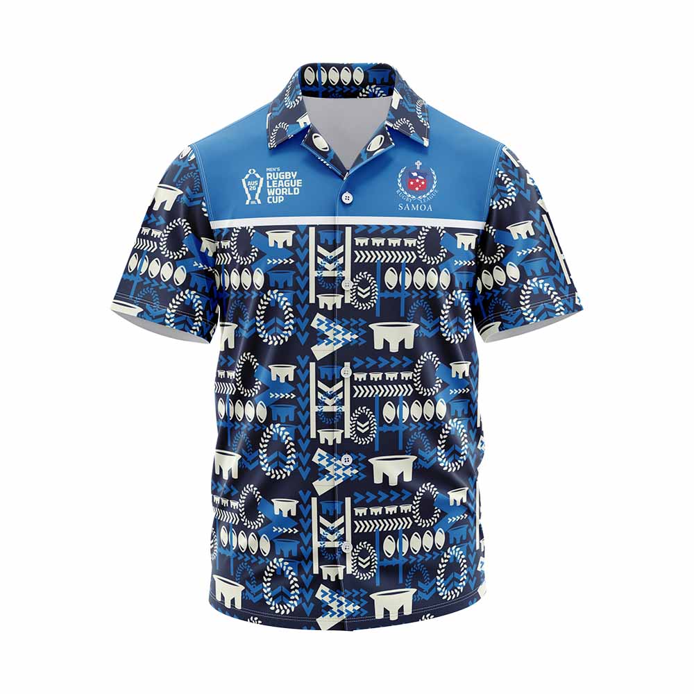 Toa Samoa RLWC 2026 Adults Hawaiian Shirt