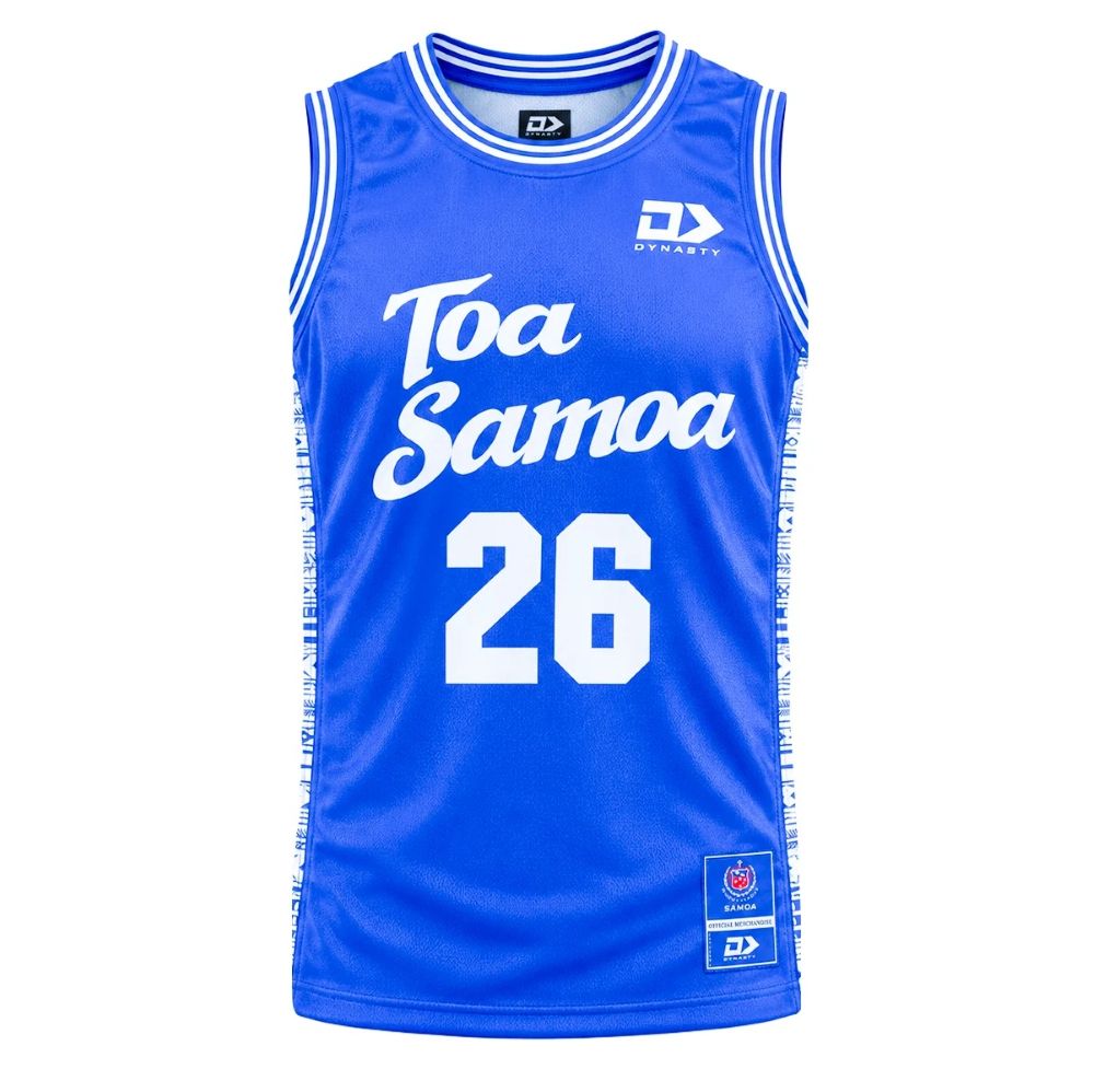 Toa Samoa RL 2026 Men's RLWC Basketball Singlet ***PRE-ORDER***