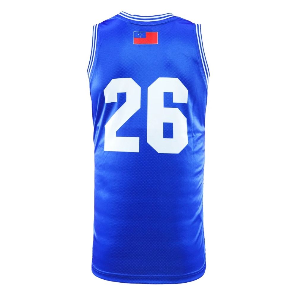 Toa Samoa RL 2026 Men's RLWC Basketball Singlet ***PRE-ORDER***
