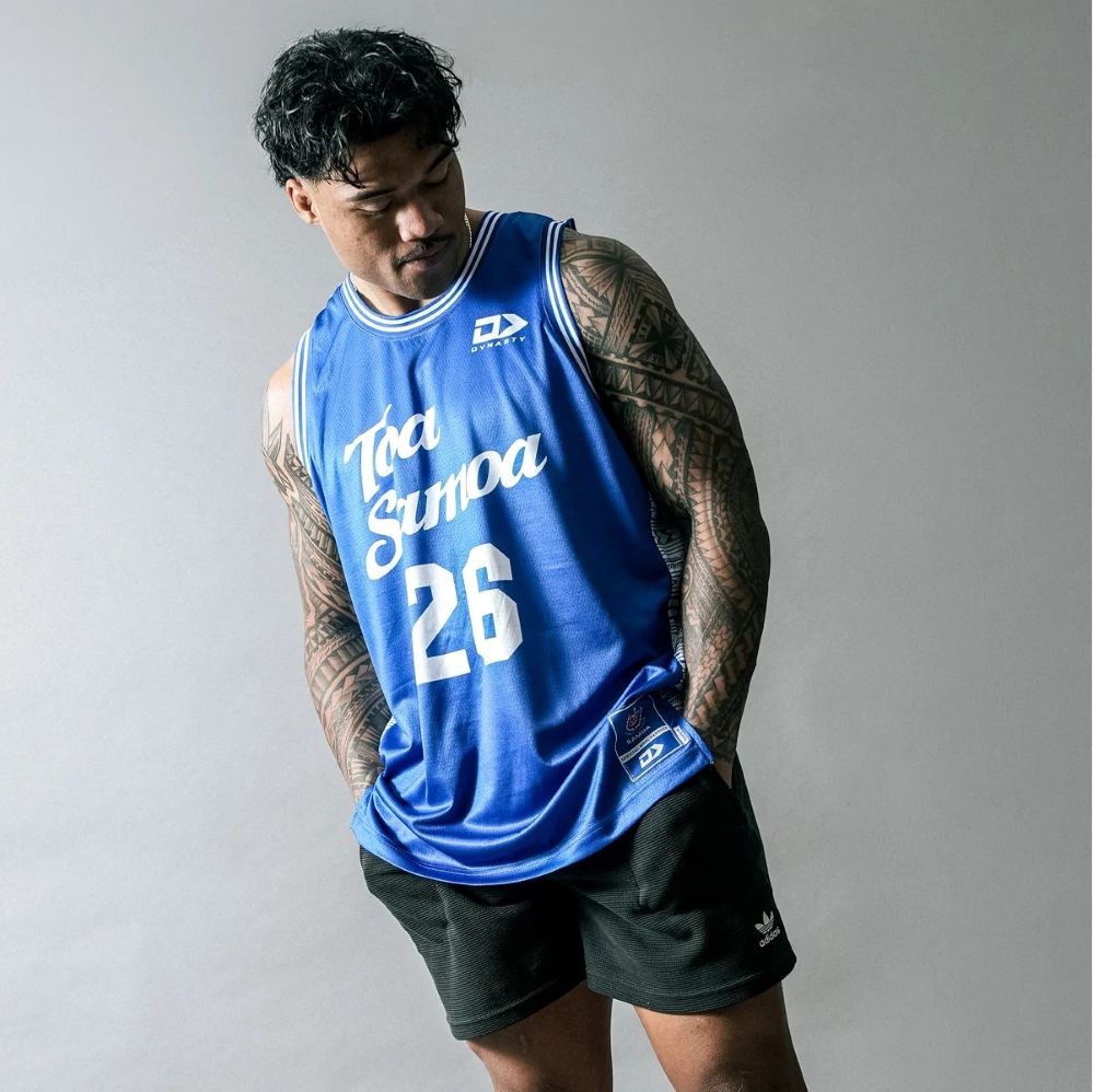 Toa Samoa RL 2026 Men's RLWC Basketball Singlet ***PRE-ORDER***