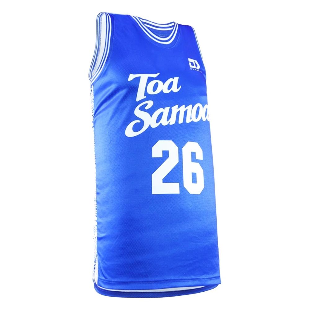 Toa Samoa RL 2026 Men's RLWC Basketball Singlet ***PRE-ORDER***