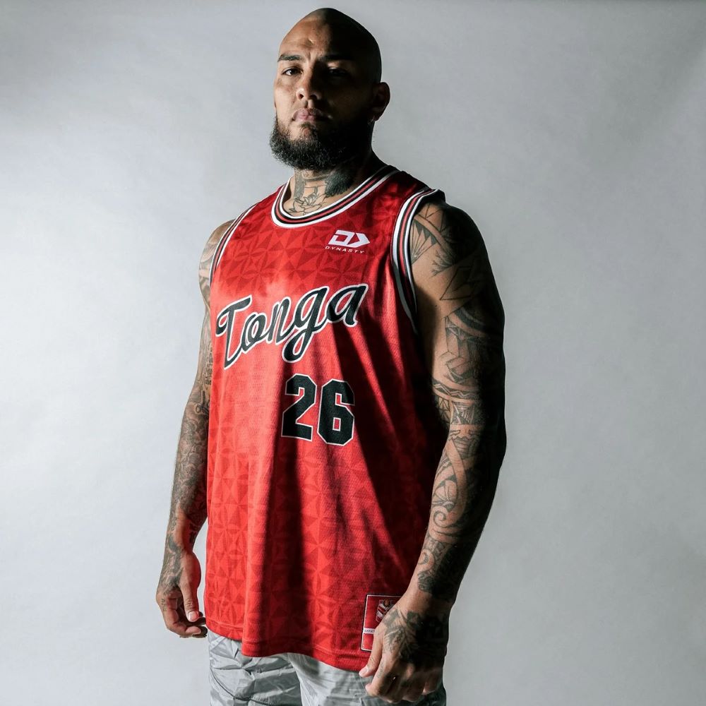 Tonga RL 2026 Men's RLWC Basketball Singlet ***PRE-ORDER***