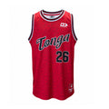 Tonga RL 2026 Men's RLWC Basketball Singlet ***PRE-ORDER***